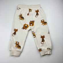 Load image into Gallery viewer, Unisex Baby Berry, fleece lined track pants, elasticated, GUC, size 1,  