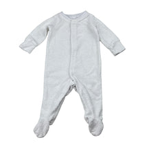 Load image into Gallery viewer, Unisex Target, white terry coverall / romper, EUC, size 0000,  
