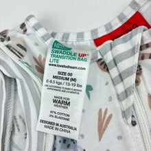 Load image into Gallery viewer, Unisex Love to Dream, swaddle up transition sleeping bag (wings not included), GUC, size 00,  