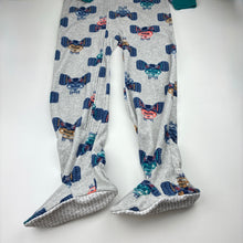 Load image into Gallery viewer, Boys Carters, soft fleece all-in-one pyjamas / sleepsuit, monster trucks, GUC, size 8,  