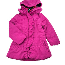 Load image into Gallery viewer, Girls Fresh Baked, pink hooded jacket / coat, L: 48cm, FUC, size 4,  