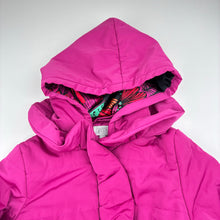 Load image into Gallery viewer, Girls Fresh Baked, pink hooded jacket / coat, L: 48cm, FUC, size 4,  