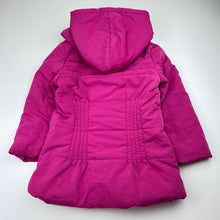 Load image into Gallery viewer, Girls Fresh Baked, pink hooded jacket / coat, L: 48cm, FUC, size 4,  