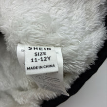 Load image into Gallery viewer, Unisex SHEIN, fleece lined hooded jacket / coat, EUC, size 11-12,  