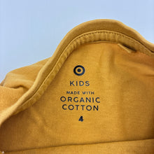 Load image into Gallery viewer, Boys Target, organic cotton long sleeve tee, dinosaurs, FUC, size 4,  