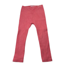 Load image into Gallery viewer, Girls Zara, ribbed stretchy leggings, Inside leg: 31cm, FUC, size 3-4,  