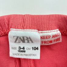 Load image into Gallery viewer, Girls Zara, ribbed stretchy leggings, Inside leg: 31cm, FUC, size 3-4,  