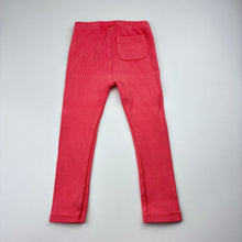 Load image into Gallery viewer, Girls Zara, ribbed stretchy leggings, Inside leg: 31cm, FUC, size 3-4,  