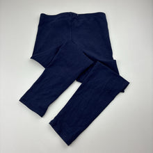 Load image into Gallery viewer, Girls Cotton On, navy leggings, elasticated, Inside leg: 46cm, FUC, size 7,  