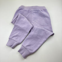 Load image into Gallery viewer, Girls Anko, fleece lined track pants, unicorns, Inside leg: 42.5cm, FUC, size 5,  