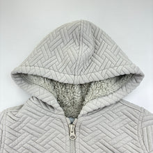 Load image into Gallery viewer, Boys Target, fleece lined zip hoodie sweater, pilling &amp; light marks, FUC, size 3,  