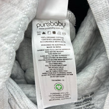 Load image into Gallery viewer, Unisex purebaby, 1.5 Tog organic cotton sleeping bag, light mark at neck, FUC, size 0000-000,  