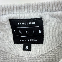 Load image into Gallery viewer, Boys Indie, knitted cotton sweater / jumper, light mark back right cuff, FUC, size 3,  