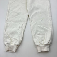 Load image into Gallery viewer, Girls DKNY, fleece lined track pants, light marks left knee, Inside leg: 43.5cm, FUC, size 6,  