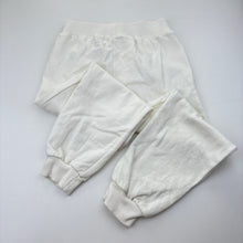 Load image into Gallery viewer, Girls DKNY, fleece lined track pants, light marks left knee, Inside leg: 43.5cm, FUC, size 6,  