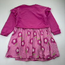 Load image into Gallery viewer, Girls DREAMWORKS, GABBY'S DOLLHOUSE cotton long sleeve dress, FUC, size 4, L: 52cm