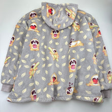 Load image into Gallery viewer, Unisex Oodie, fleece oversize hoodie sweater, sloths, GUC, size 5-10,  