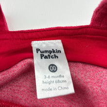 Load image into Gallery viewer, Girls Pumpkin Patch, vintage embroidered velour dress, GUC, size 00, L: 36cm
