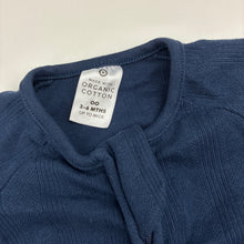 Load image into Gallery viewer, Unisex Target, pointelle organic cotton blend zip romper, EUC, size 00,  