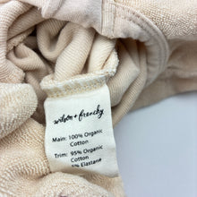 Load image into Gallery viewer, Unisex Wilson + Frenchy, organic cotton terry zip coverall / romper, EUC, size 000,  