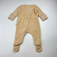 Load image into Gallery viewer, Unisex Wilson + Frenchy, organic cotton terry zip coverall / romper, EUC, size 000,  