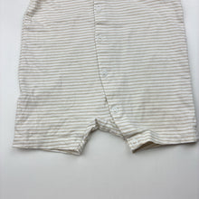 Load image into Gallery viewer, Unisex H&amp;M, striped cotton romper, GUC, size 00,  