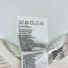 Load image into Gallery viewer, Unisex H&amp;M, striped cotton romper, GUC, size 00,  