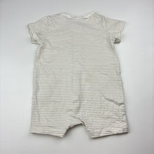 Load image into Gallery viewer, Unisex H&amp;M, striped cotton romper, GUC, size 00,  