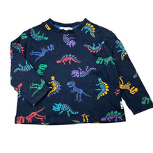 Load image into Gallery viewer, Boys Milkshake, navy cotton long sleeve top, dinosaurs, GUC, size 3,  