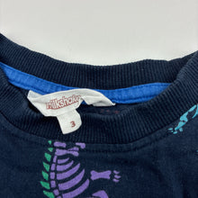 Load image into Gallery viewer, Boys Milkshake, navy cotton long sleeve top, dinosaurs, GUC, size 3,  