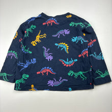 Load image into Gallery viewer, Boys Milkshake, navy cotton long sleeve top, dinosaurs, GUC, size 3,  