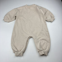 Load image into Gallery viewer, Unisex Baby Berry, fleece lined sweater romper, teddy bear, EUC, size 0,  