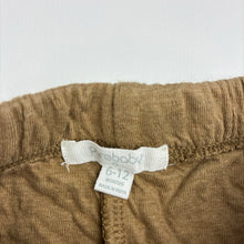 Load image into Gallery viewer, Unisex purebaby, organic cotton pants / bottoms, elasticated, FUC, size 0,  
