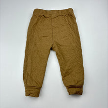 Load image into Gallery viewer, Unisex purebaby, organic cotton pants / bottoms, elasticated, FUC, size 0,  