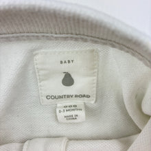 Load image into Gallery viewer, Boys Country Road, white cotton polo shirt top, FUC, size 000,  