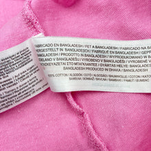 Load image into Gallery viewer, Girls Primark, pink cotton tee / top, hearts, FUC, size 5-6,  