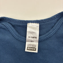 Load image into Gallery viewer, Unisex Bonds, ribbed cotton bodysuit / romper, wash fade, FUC, size 2,  