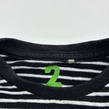 Load image into Gallery viewer, Boys Cotton On, striped cotton long sleeve top, FUC, size 2,  