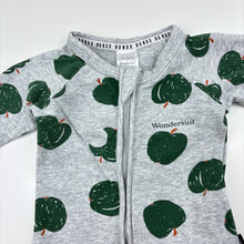 Load image into Gallery viewer, Unisex Bonds, zip wondersuit / zippy / romper, apples, GUC, size 00,  