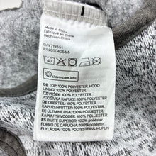 Load image into Gallery viewer, Unisex H&amp;M, fleece lined knit zip hoodie sweater, FUC, size 000,  