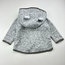 Load image into Gallery viewer, Unisex H&amp;M, fleece lined knit zip hoodie sweater, FUC, size 000,  