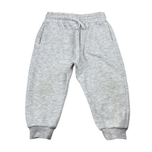 Load image into Gallery viewer, Unisex Baby Berry, fleece lined grey marle track pants, GUC, size 2,  