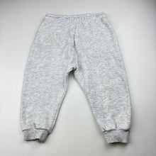 Load image into Gallery viewer, Unisex Baby Berry, fleece lined grey marle track pants, GUC, size 2,  
