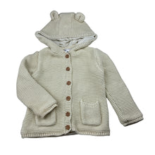 Load image into Gallery viewer, Unisex Target, lined knitted cotton hooded cardigan, GUC, size 2,  
