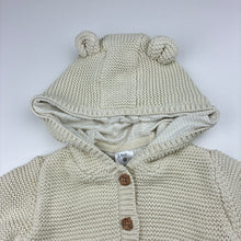 Load image into Gallery viewer, Unisex Target, lined knitted cotton hooded cardigan, GUC, size 2,  
