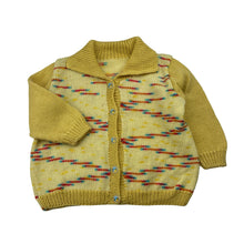 Load image into Gallery viewer, Unisex hand made, knit sweater / cardigan, GUC, size 2,  