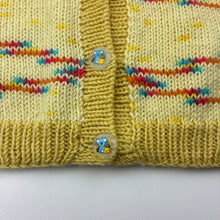 Load image into Gallery viewer, Unisex hand made, knit sweater / cardigan, GUC, size 2,  