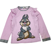 Load image into Gallery viewer, Girls Cotton On, Disney Thumper long sleeve pyjama top, marks left sleeve, FUC, size 6,  
