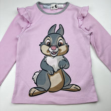 Load image into Gallery viewer, Girls Cotton On, Disney Thumper long sleeve pyjama top, marks left sleeve, FUC, size 6,  