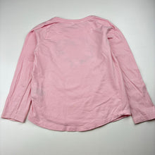 Load image into Gallery viewer, Girls Milkshake, pink cotton long sleeve t-shirt floral bunnies, GUC, size 5,  